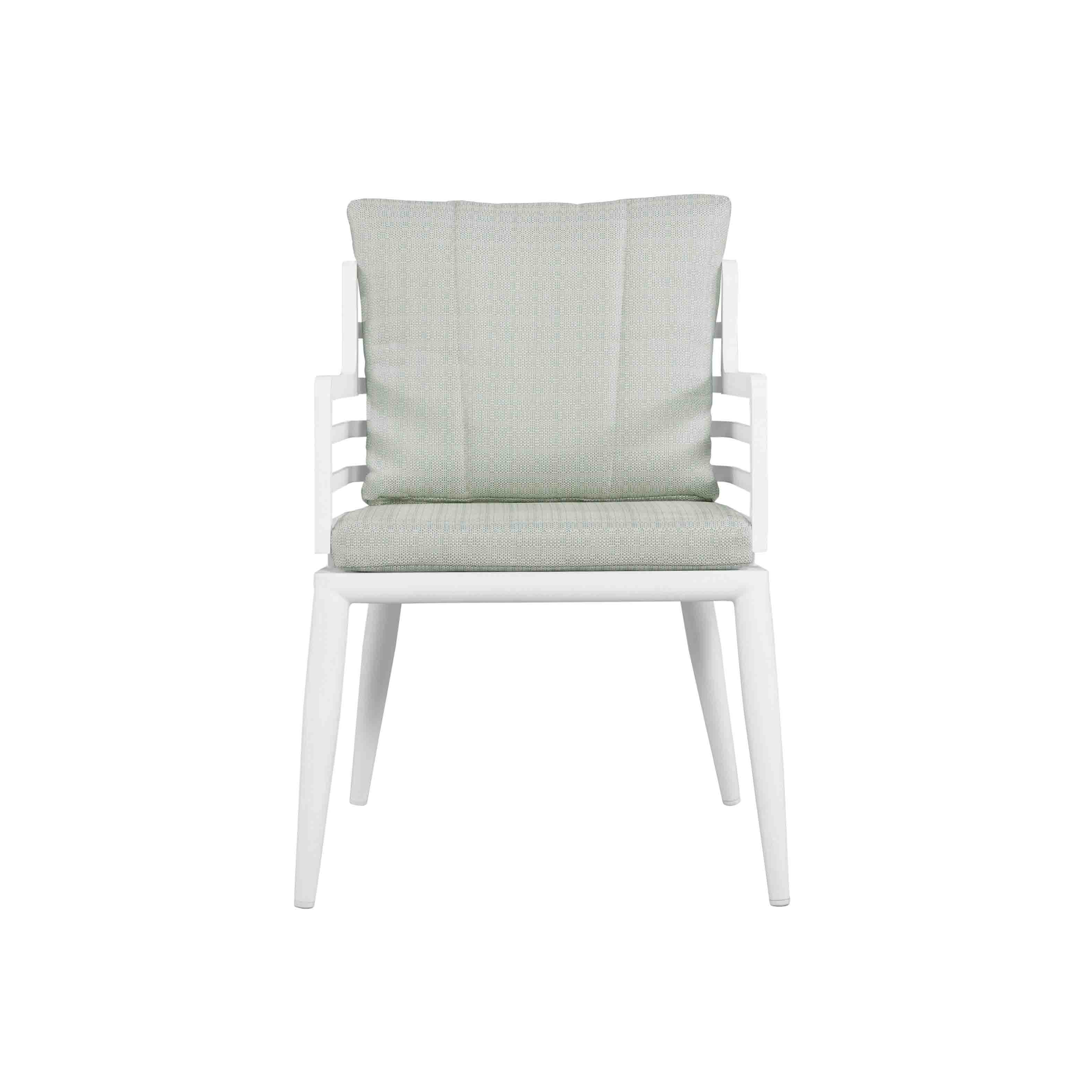 Abella alu. dining chair S2