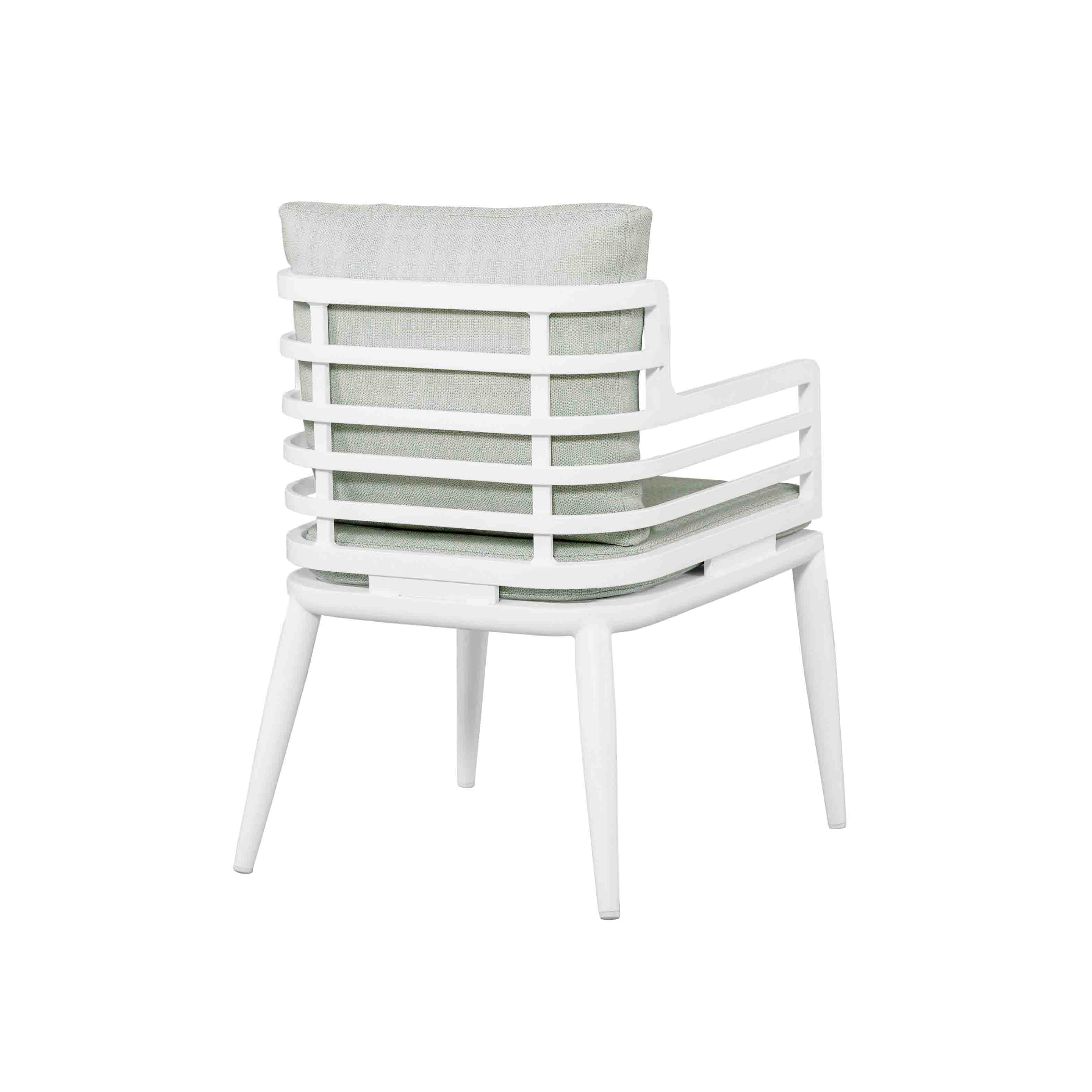 Abella alu. dining chair S3