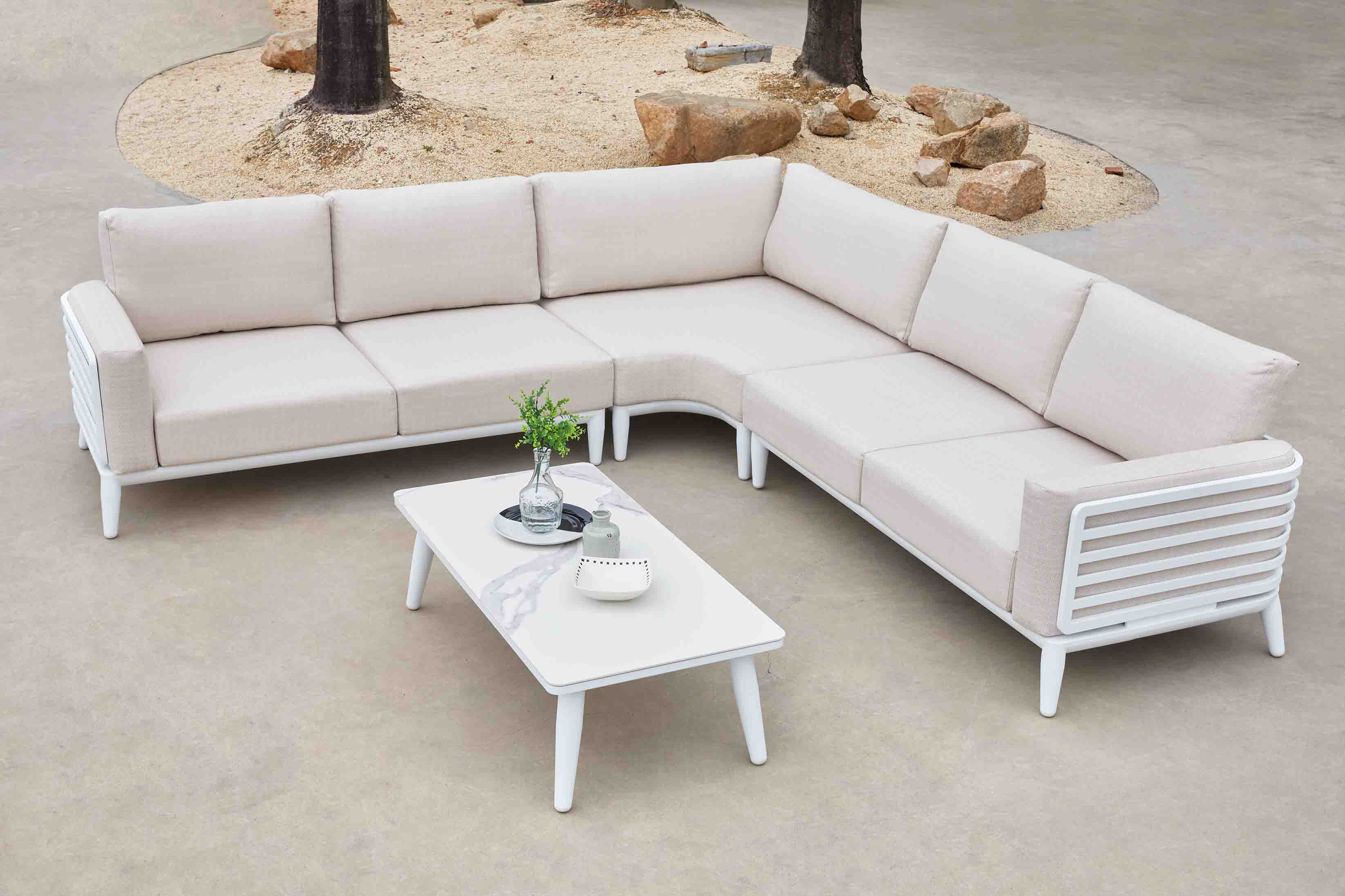 Abella corner sofa set S3