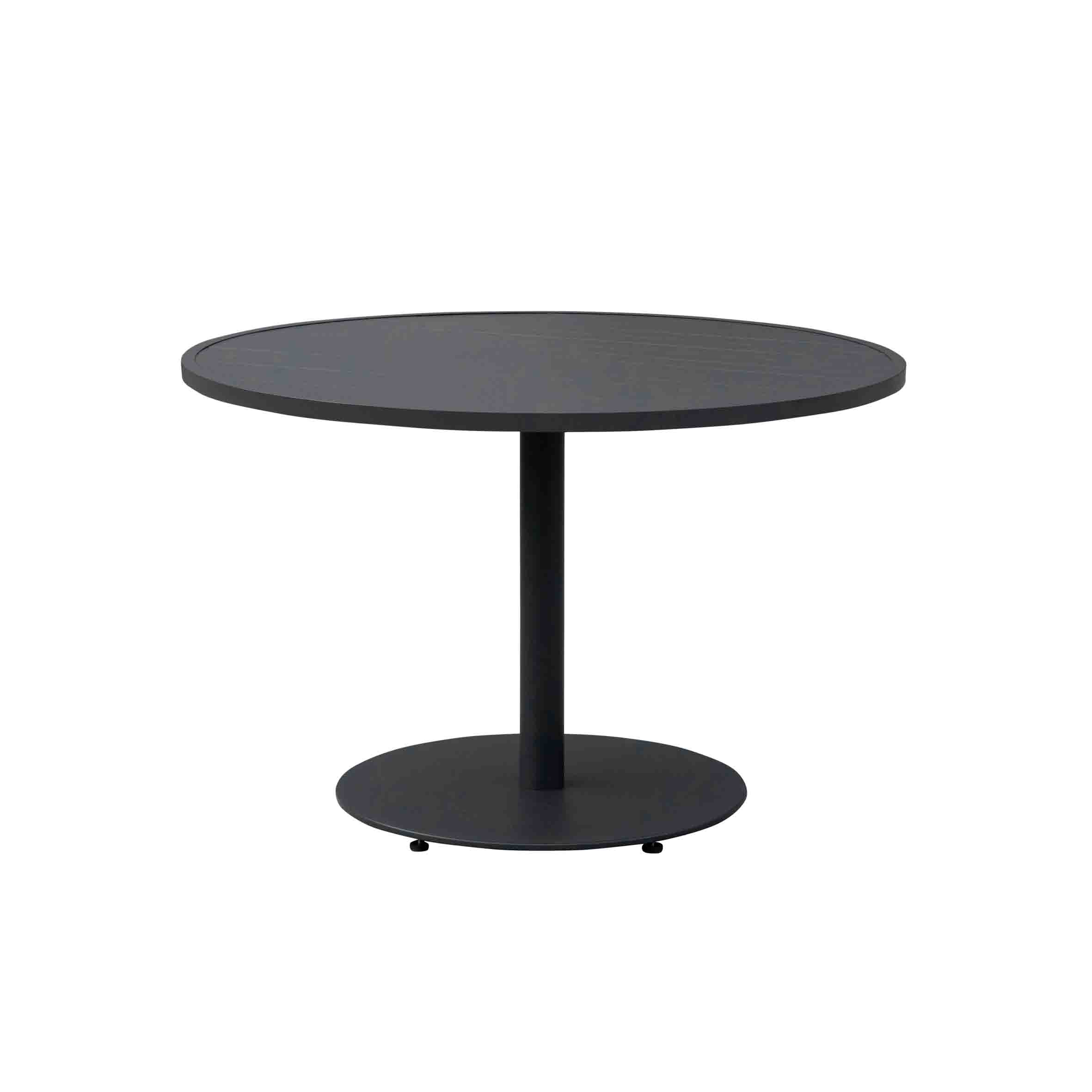 Dante alu. round table(alu slat top) S1