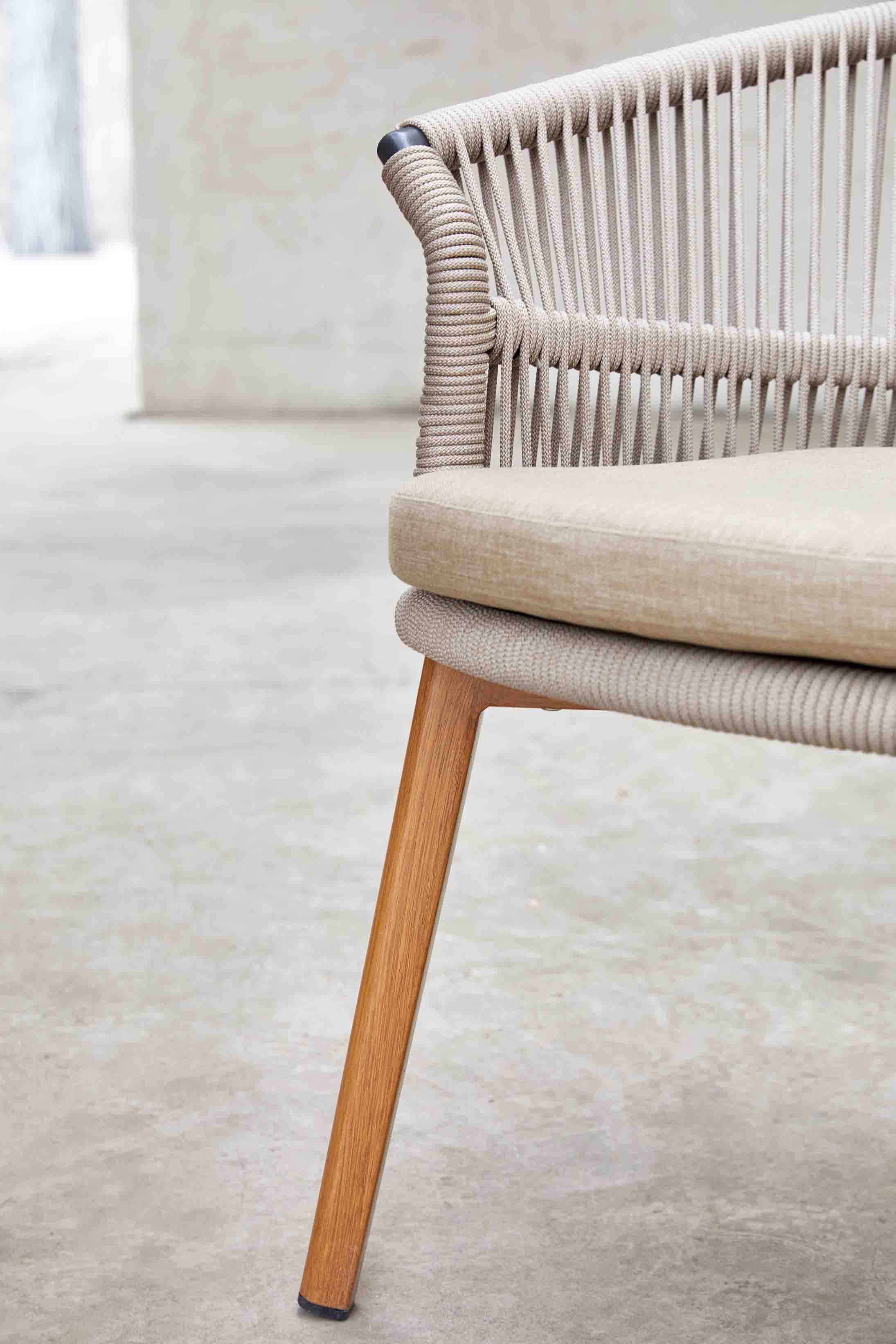 Paris rope dining chair D1