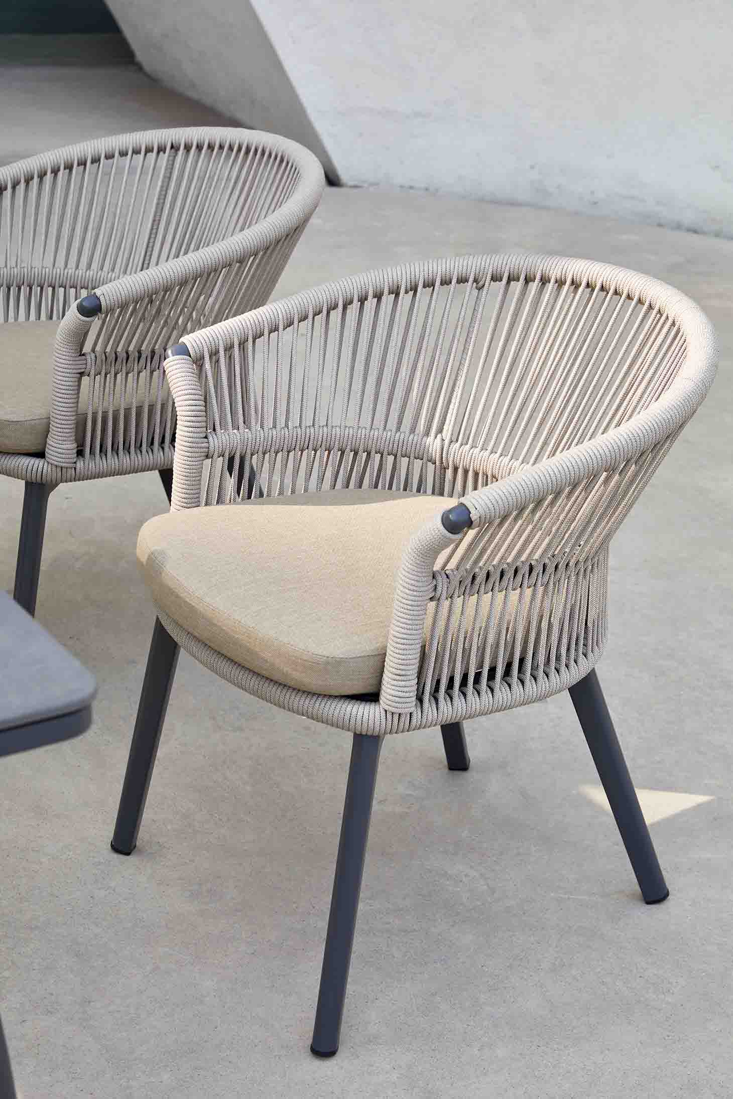 Paris rope dining chair D3